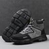 High top work boots for men work protective boots with steel toe Indestructible work shoes anti puncture work safety boots man