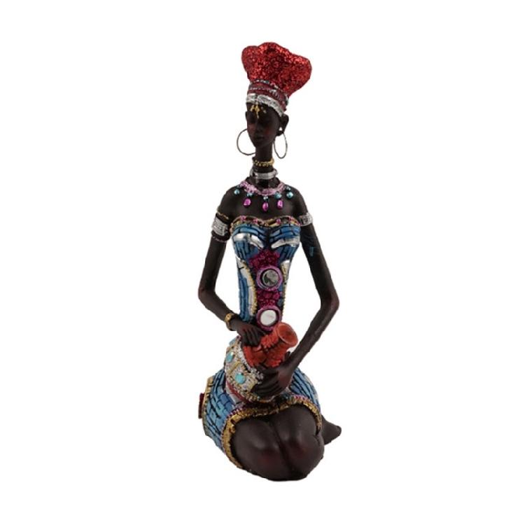 African Woman Figure Statues Woman Figure Girl Tribal Lady Figure Gift Giving