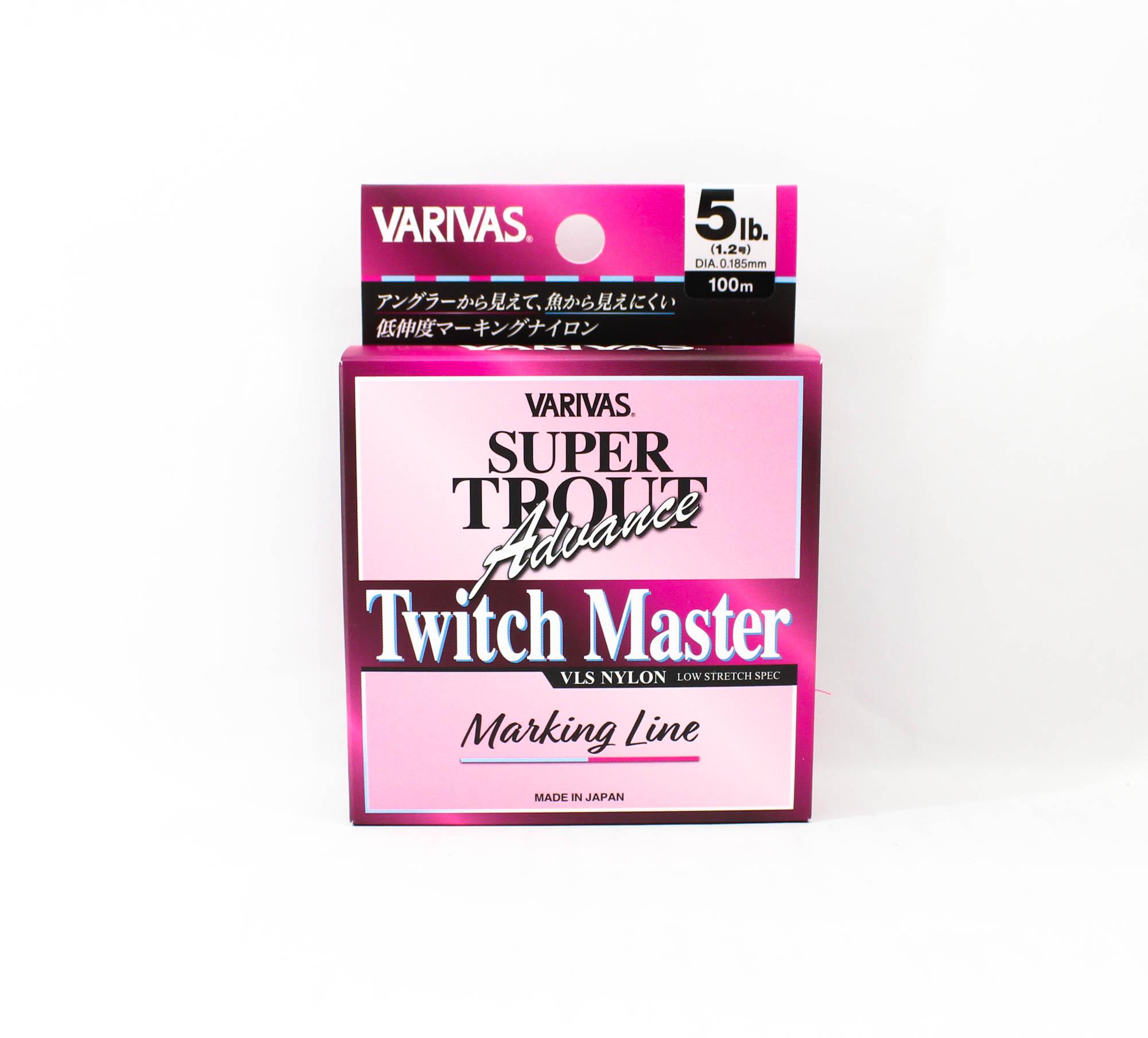 

Varivas Nylon Super Trout Advance Twitch Master Line 100m 5lb Pink (0198) розовый