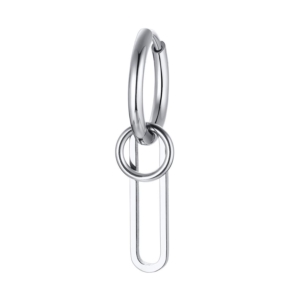Earring Mens, Multiple Piercing Huggie Hoops Earrings ,Dainty Stainless Steel Single Stud Earing Men Jewelry