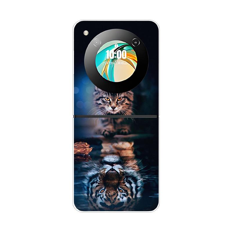 Pevný PC kryt pre ZTE Nubia Flip 2 Nárazuvzdorné puzdrá na telefón pre ZTE Libero Flip 2 5G Zadný priehľadný kryt Flip2 Coque Funda