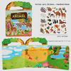 Non-Toxic Reusable Children'S Stickers For Busy Book Creative Diy Toy Durable And Portable For Learning And Education Theme Birthday Gifts