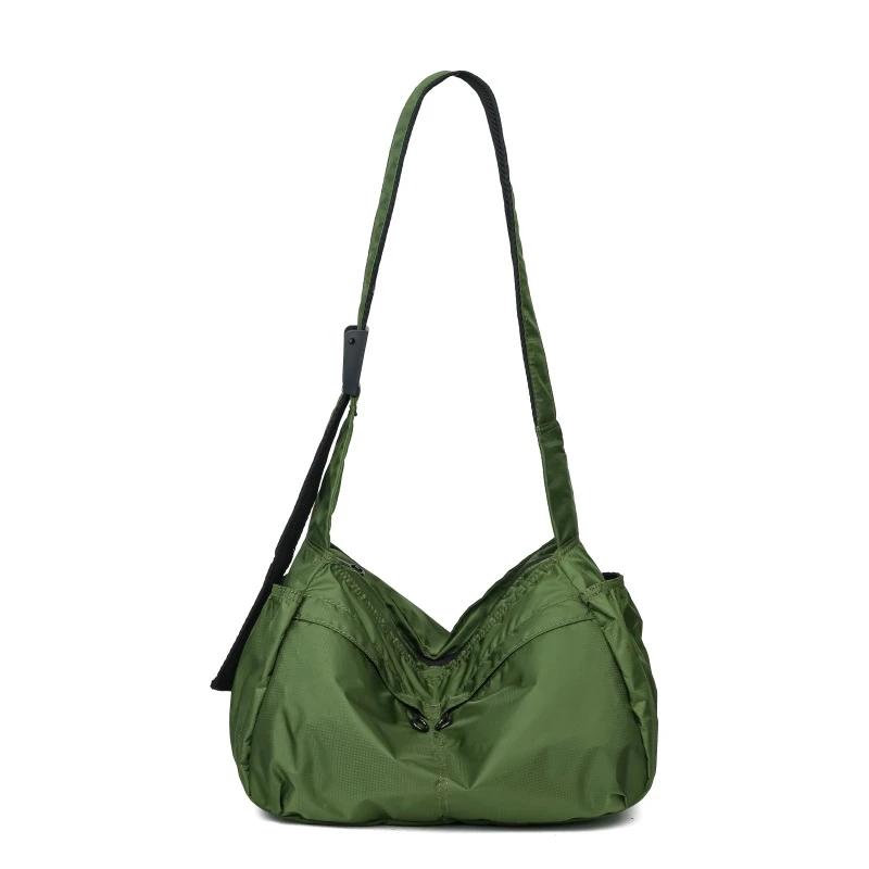 

Fashi Solid Oxford Trend Women s Crossbody Bag Portable Sports Commuting Bags 2026 High Quality Large Capacity Shoulder Bag зелений