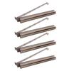 4pcs Mahjong Tile Rack with Pusher for Standard 1.2 Inch American Mahjong Tiles Pushing Rack