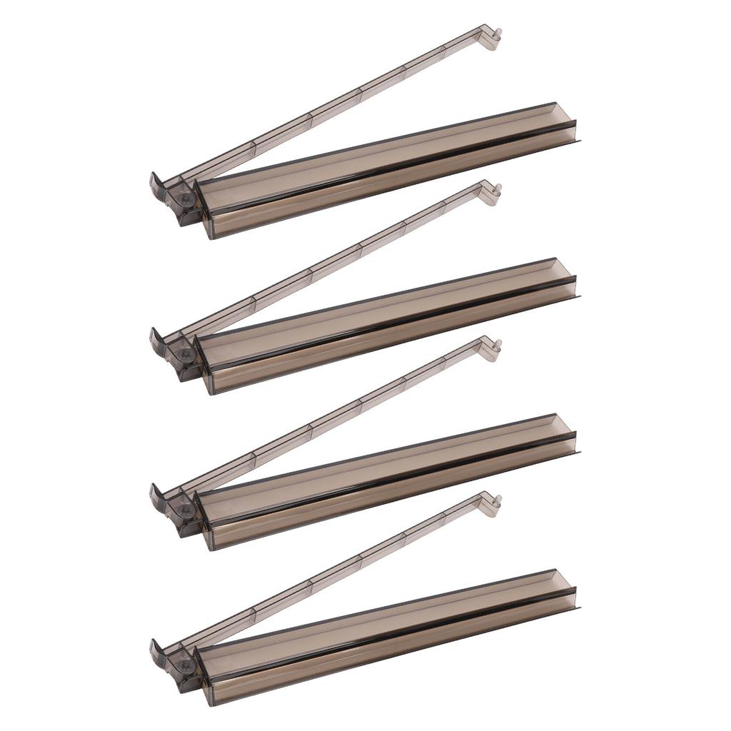 4pcs Mahjong Tile Rack with Pusher for Standard 1.2 Inch American Mahjong Tiles Pushing Rack