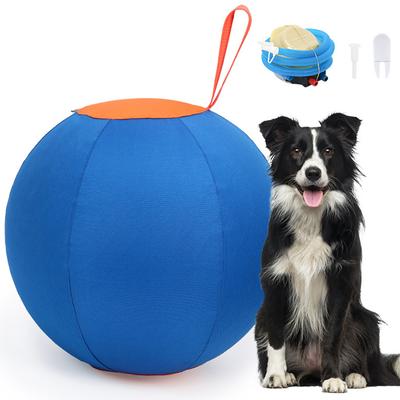Herding Ball For Dogs, Horse Ball, 17.7" Large Ball With Air Pump For Play Hurding Ball, Hearding Ball Toys For Horses Stall Toys Outdoor Training