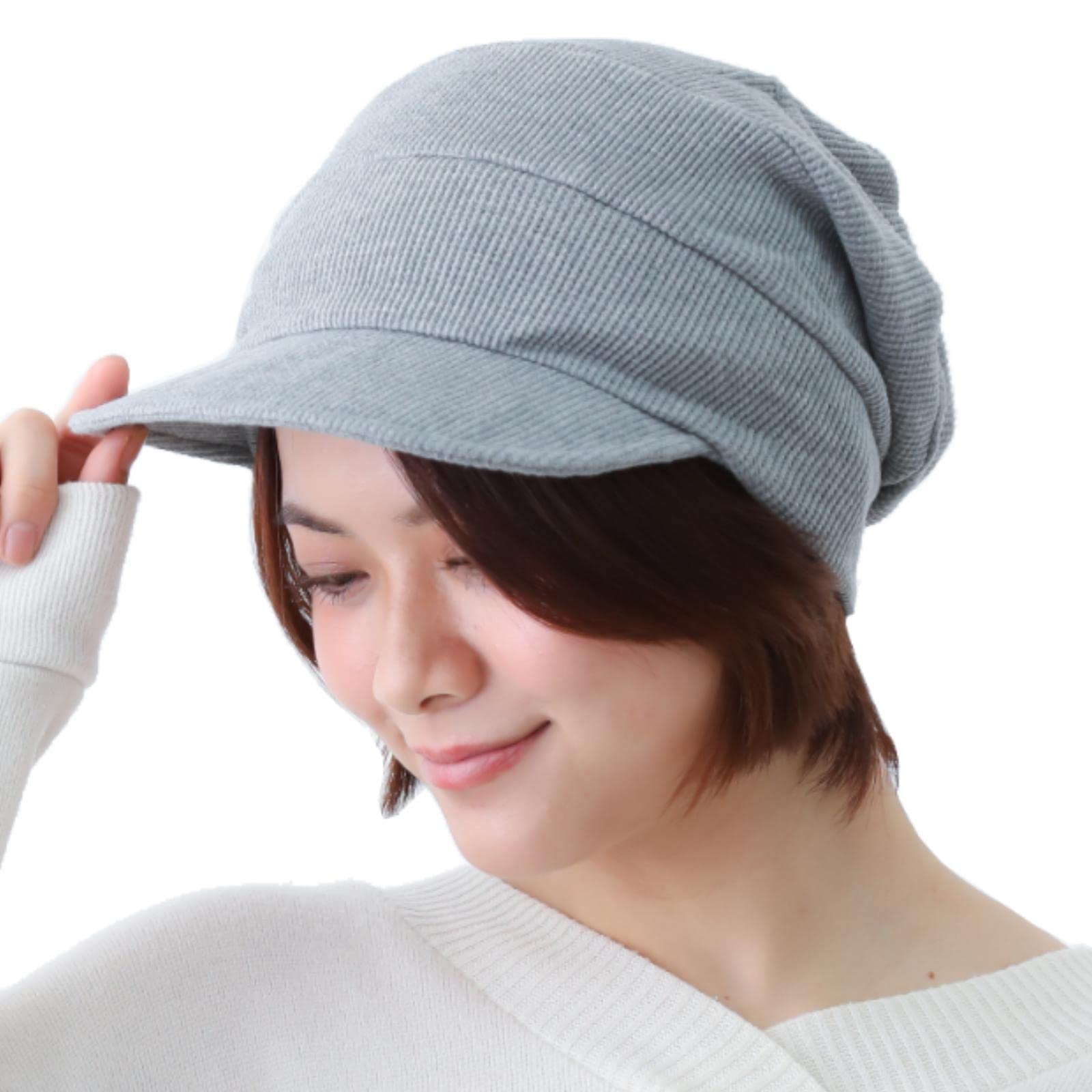 

Медицинская шапочка Plaisir Парик Медицинская шапочка Вафельная кепка Вересково-серый Противораковая