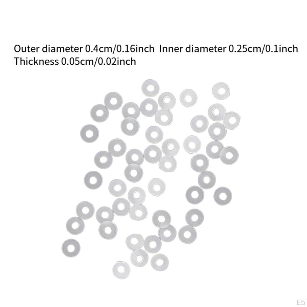 50 Pieces Badminton Grommets Eyelets String Protectors Lightweight Repair Accessories Wire Guards