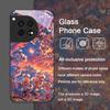 Moon Cherry Blossom Pattern Scenery Tempered Glass Phone Case for OnePlus 13 R 12 11 10 Pro ACE2 ACE3 Nord CE 4 3 2 Lite Covers