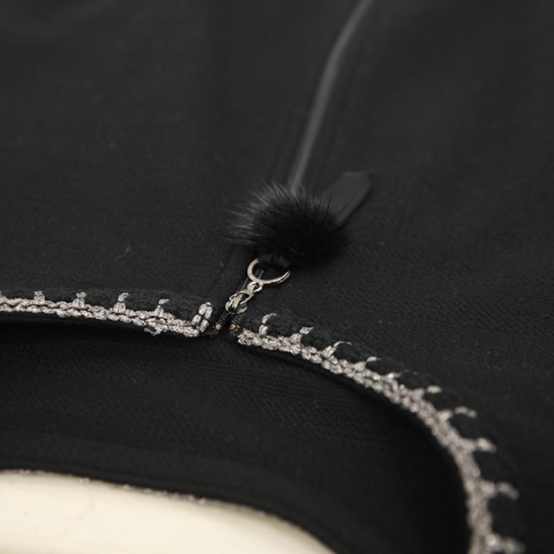 Shiz Madam Waist Adjustable Padded Vest With Silver Stitch J31768