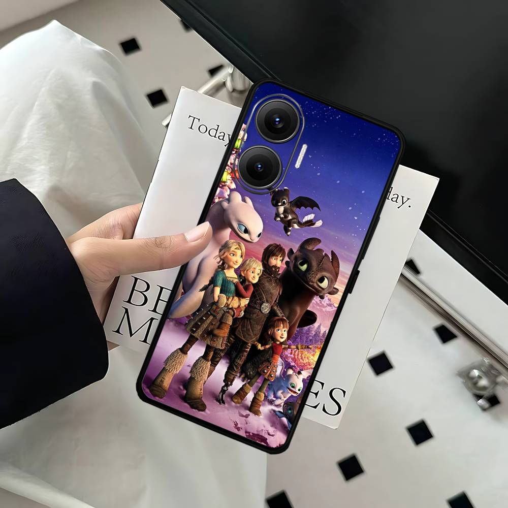 Movie How To T-Train Your D-Dragon Phone Case For Xiaomi Mi 5X 8 9 10 11 12 Lite Pro 10T PocoX3pro PocoM3 Note 10 Pro Lite