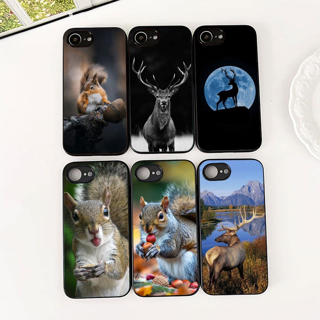 Sika deer Squirrel Silicone Cover for Motorola Moto G55 G45 G75 G85 G84 Edge 50 30 Fusion 40 NEO Ultra Pro Coque Phone Case