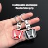 3D Metal Honda Badge Keychain Keyring Emblem Car Accessories For Honda CRX Pilot B-series D-series H-series Civic FIT CRV Accord JS1