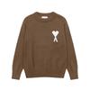 Suéter Polo Jacquard de Lã de Alpaca Misturada Solto para Outono e Inverno de 2026 Suéter Pulôver Masculino