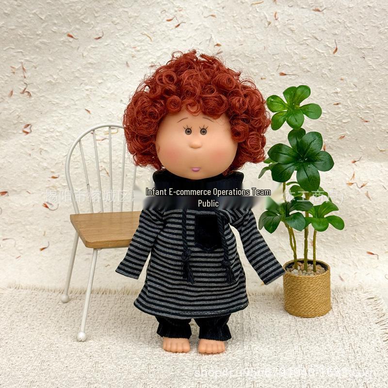 24cm Spanish Mia Potato Doll Dress-Up Set with Plush Outfit