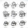 Small Penis Lock Male Steel Cock Cage Chastity Device Penis Ring Erotic Metal Bondage Husband Loyalty Sex Toys For Men