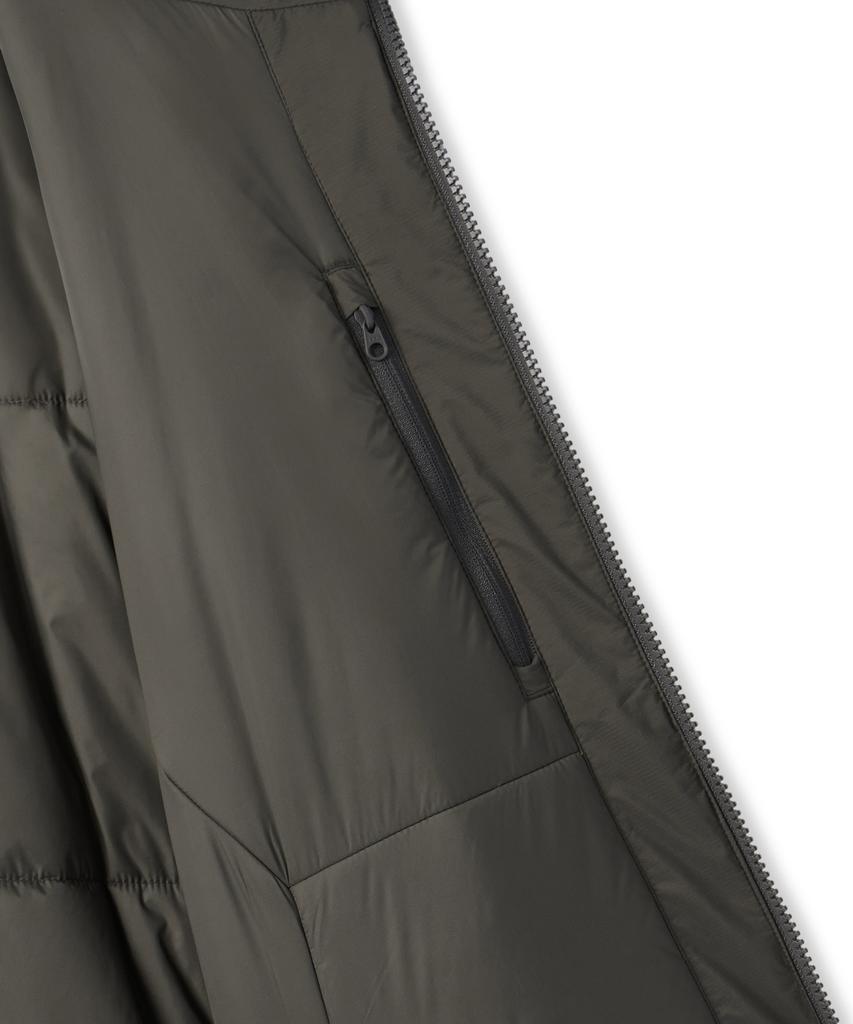 Musinsa Standard Oversized High-Neck All-Round Padded Jacket [Khaki Gray]