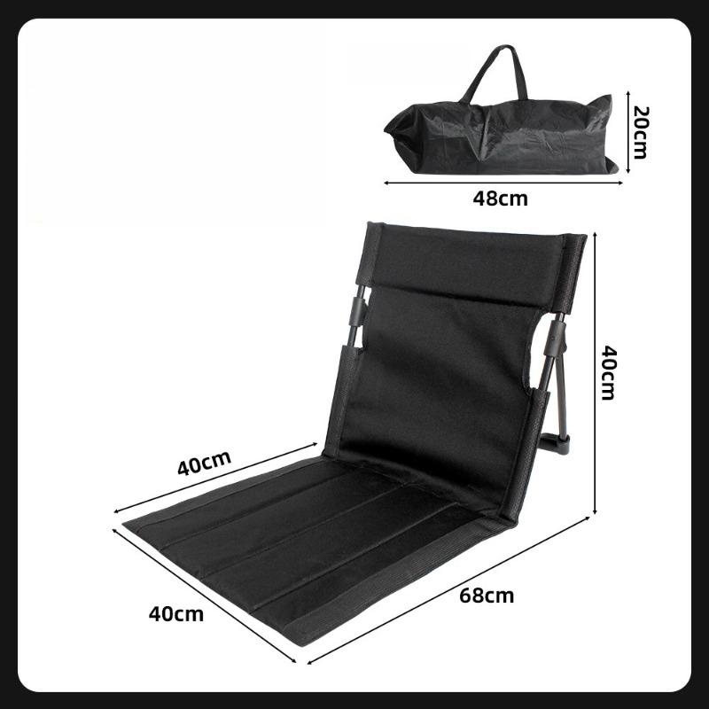 Outdoor Portable Folding Seat Camping Picnic Chair Lightweight Leisure Chair Folding Lounge Chair