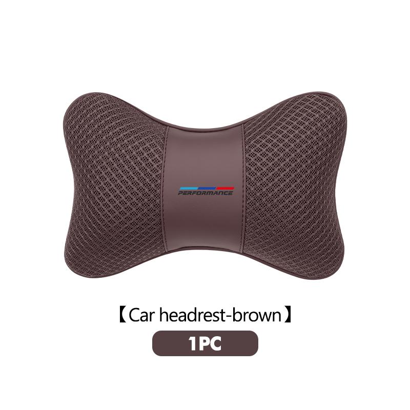 tclvr3 For BMW New Breathable Car Seat Cushion Neck support Support Headrest Pad Pillow 1 3 5 Series X1 X3 X4 X5 X7 G20 G38 F20 F39 F48