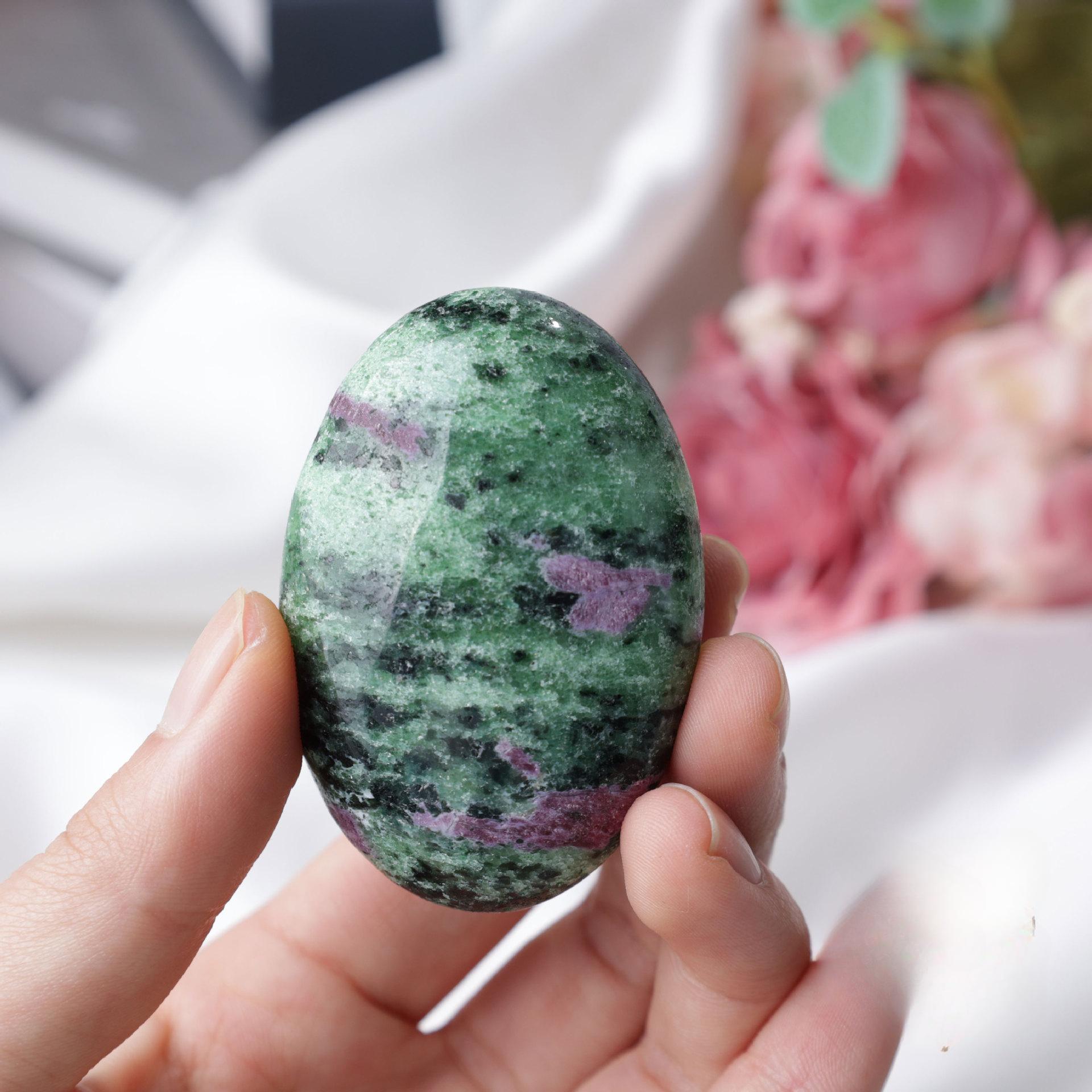 

Натуральный кристаллический горячий массажный камень для украшения интерьера 1pc