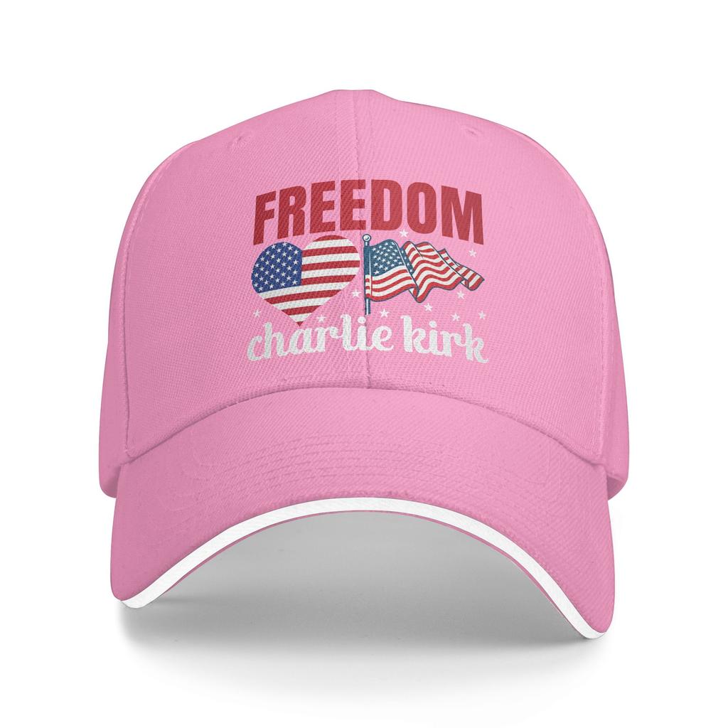 Freedom Charlie Kirk Casual Baseball Cap  Hunting Camping Trucker Hat Summer Dropshipping Couple Women Fashion Baseball Caps