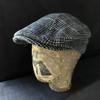 Jesień Nowość Duży Rozmiar 62 cm Kraciasty Wełniany Męski Vintage Beret Malarski Damski Literacki Retro Gazeciarz Duży Rozmiar Casual Czapka Ivy S-XL