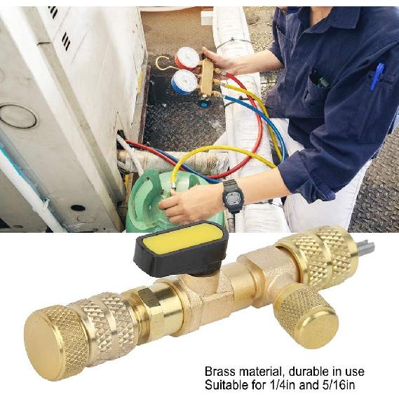 AC Valve Core Remover, Valve Core Remover Tool Kit, Efficient Valve Stem Removal, Suitable for Quick and Easy Spool Removal