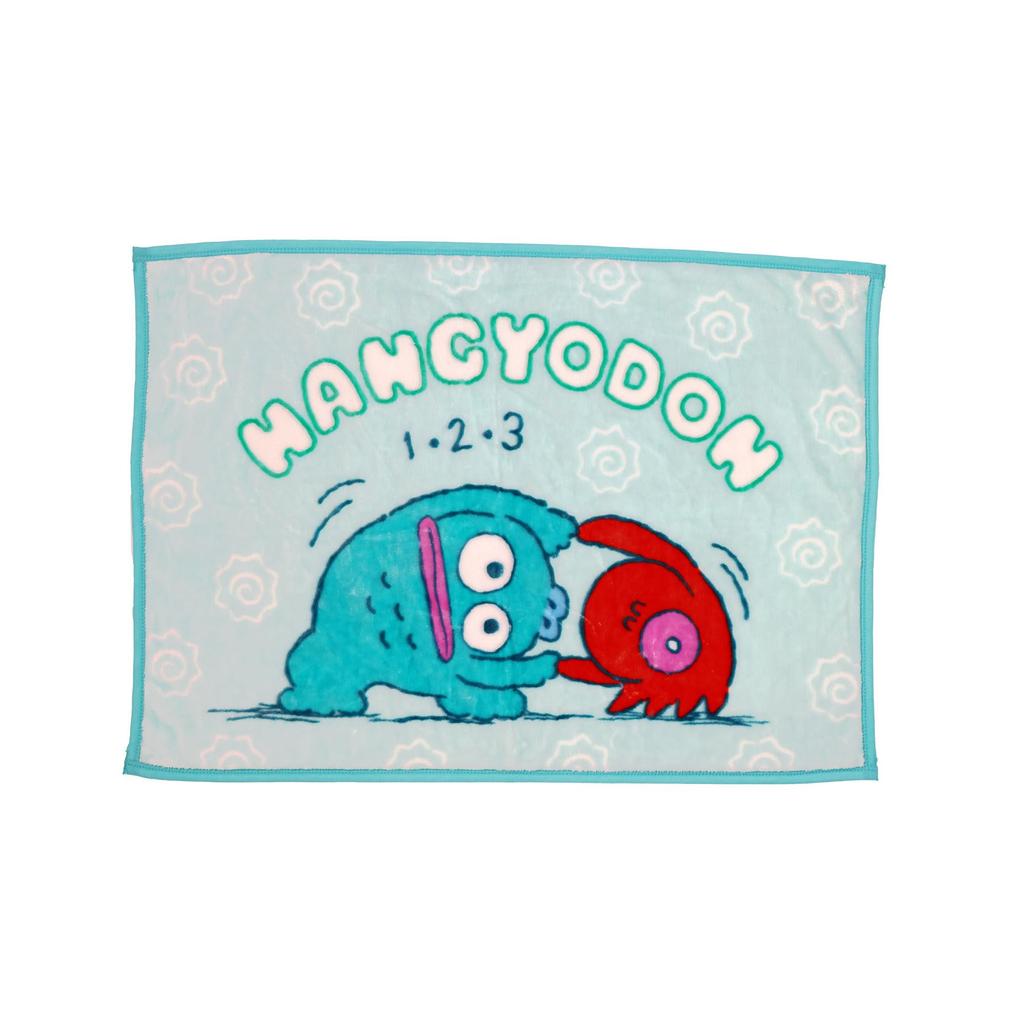 Marushin Sanrio Hangyodon Hangyodon and Sayuri Polyester Winter Product 3805001200 Blanket, Mayer, Cute, Fluffy, Stylish, Warmer, Number