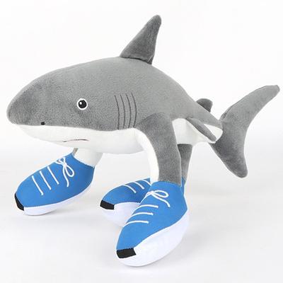 Tralalero Tralala 40cm Lustiger Hai Plüschtier mit Turnschuhen, Weiches Kuscheltier für Kinder und Erwachsene Geburtstagsgeschenk