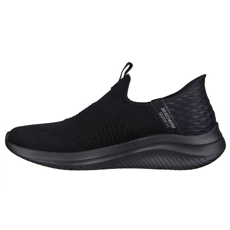 Skechers Ultra Flex 3.0 Cozy Streak Тканевые Слипоны Спортивные Низкие Повседневные Кроссовки Женские Черный 149708-BBK 35