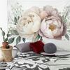 1 piece watercolor peony bouquet tapestry, polyester fabric, machine washable, suitable for living room and bedroom decoration
