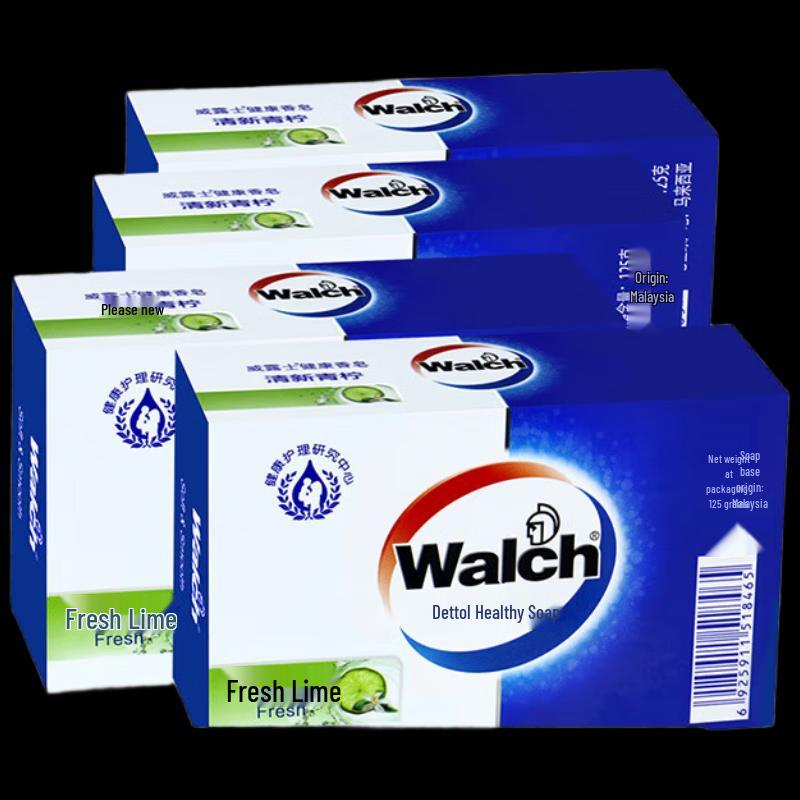 Walch Fresh Lime Healthy Soap (4x125g)