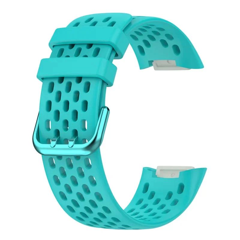 Strap For Fitbit Charge 5/6 Smart Watch Band Sports Breathable Strap Silicone Wristband For Fit Bit Charge5 Bracelet Accessories