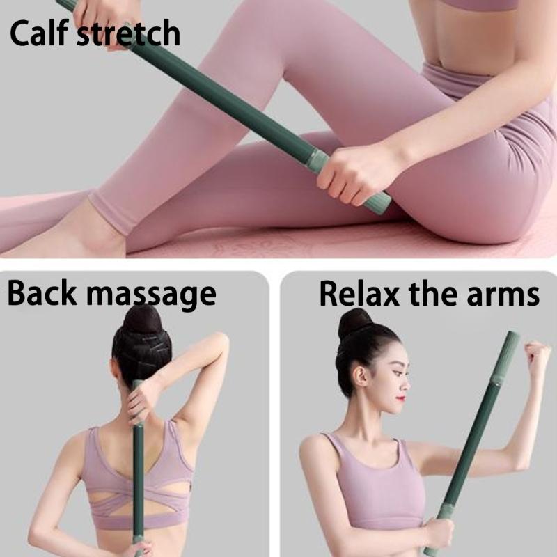 Deeply Tissue Massager Roller With Nonslip Surfaces Massage Roller Stick For Full Body Muscle Relief In Legs Back Arm