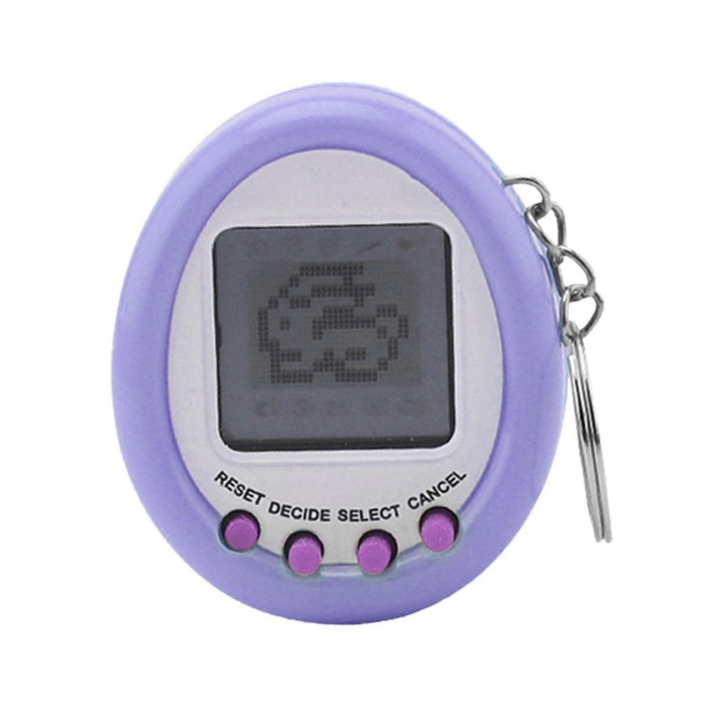 Vintage 168 Pets in One LCD Display Electronic Digital Pet Game Console Keychain Machine Toys Newest Virtual Digital