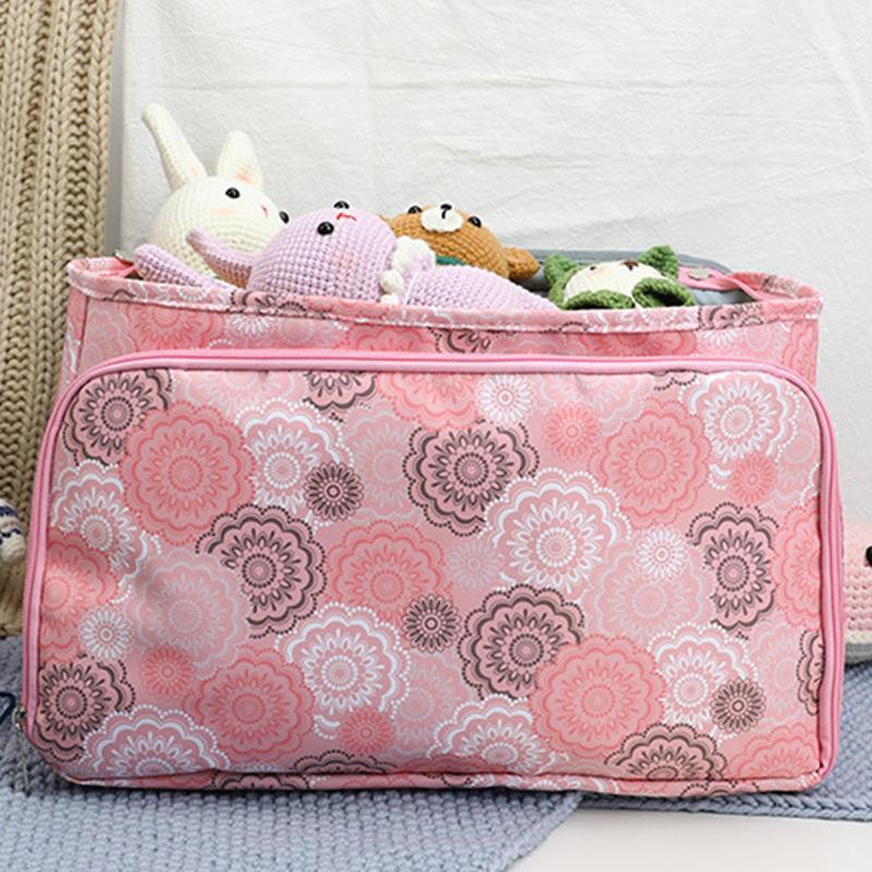 Yarn Bag And Crochet Tote 3 Holes Design Lightweight Yarn Storage Waterproof Yarn Organizer Yarn Bag Knitting Accessory