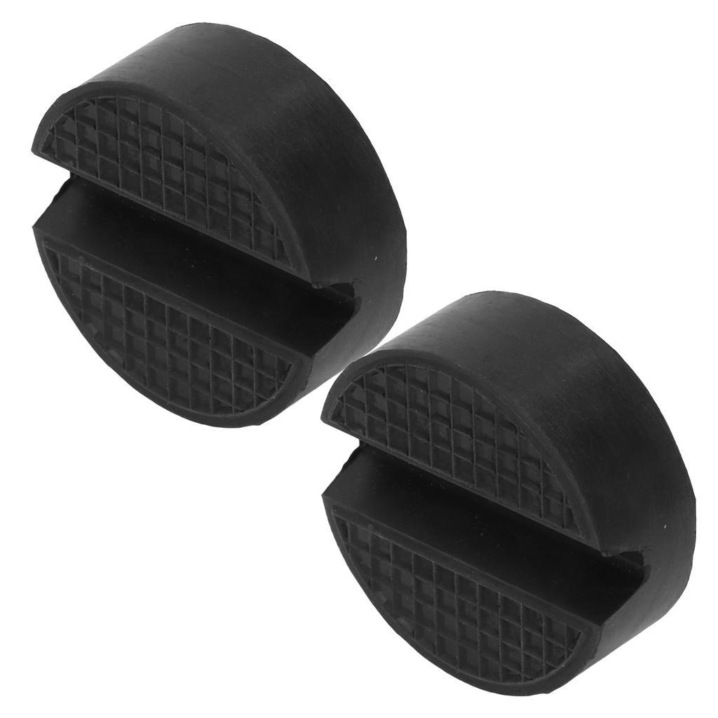 2PCS Circular Rubber Jack Pad Adapter Universal Slotted Car Jack Stand Lifting Protector