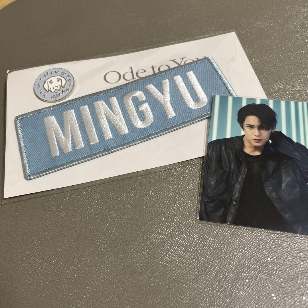 

[USED] SEVENTEEN Mingyu Patch Name FOLLOW Trading Card