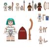 Children's Assembly Toy Intelligent And Educational Egyptian Spear Infantry Pharaoh Guard Building Blocks