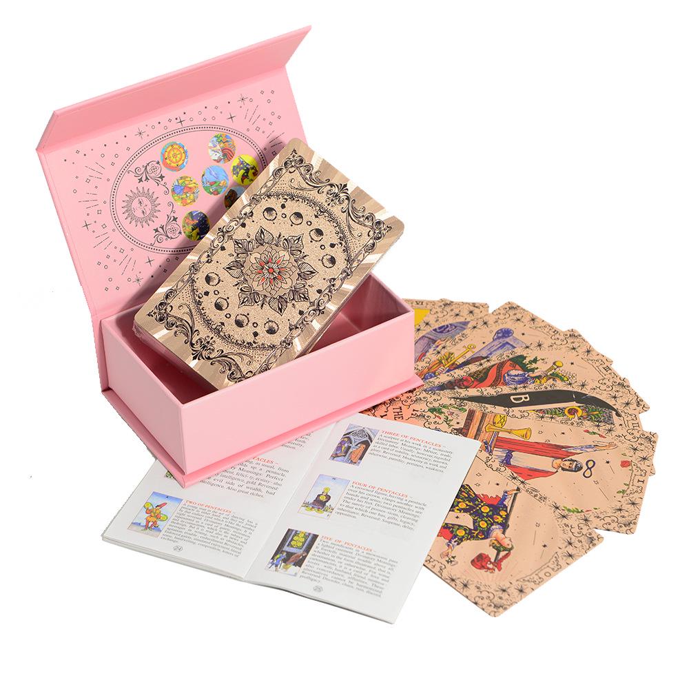 78 Roze Goud Tarotkaarten - Waterdicht Rider-Waite Deck