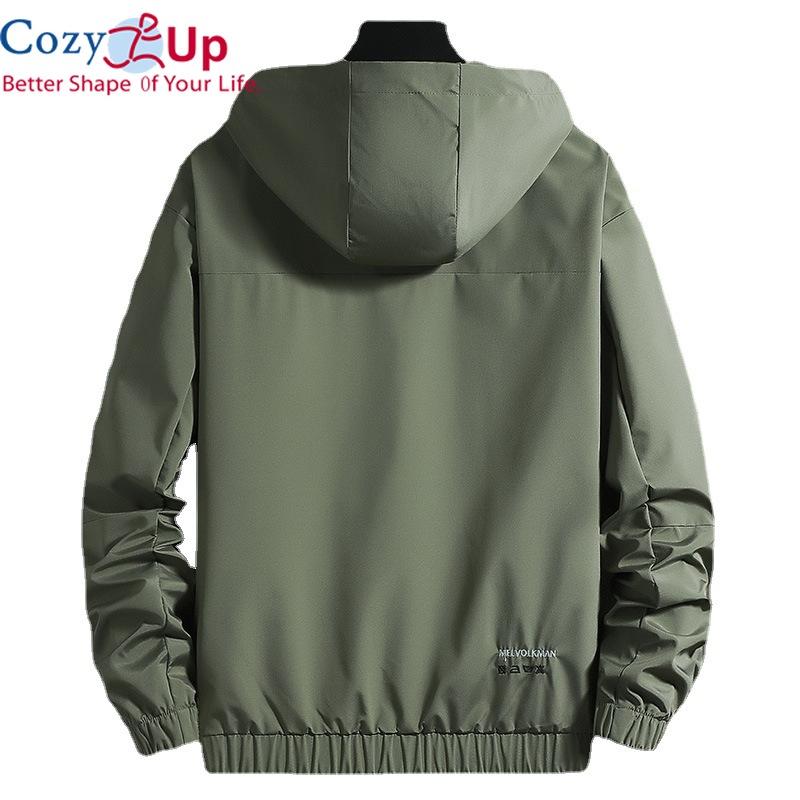 cozy hooded jacket