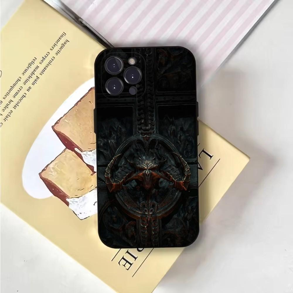 L-Lilith D-Diablo 4 Phone Case Phone Case For iPhone 16,15,14,13,12,11,Pro,X,XS,Max,XR,Plus,Mini Soft Black Cover