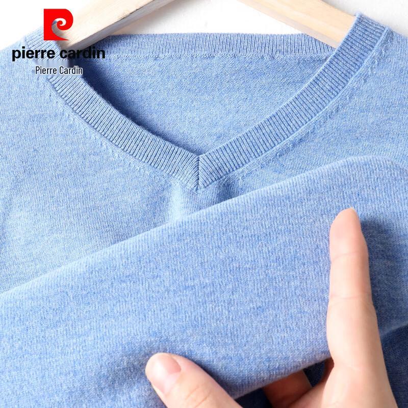 Pierre Cardin Men's 100% Pure Wool V-Neck Sweater