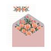 Wedding Birthday Party Letter Pad Flowers Envelope Writing Paper Greeting Card Letter Paper