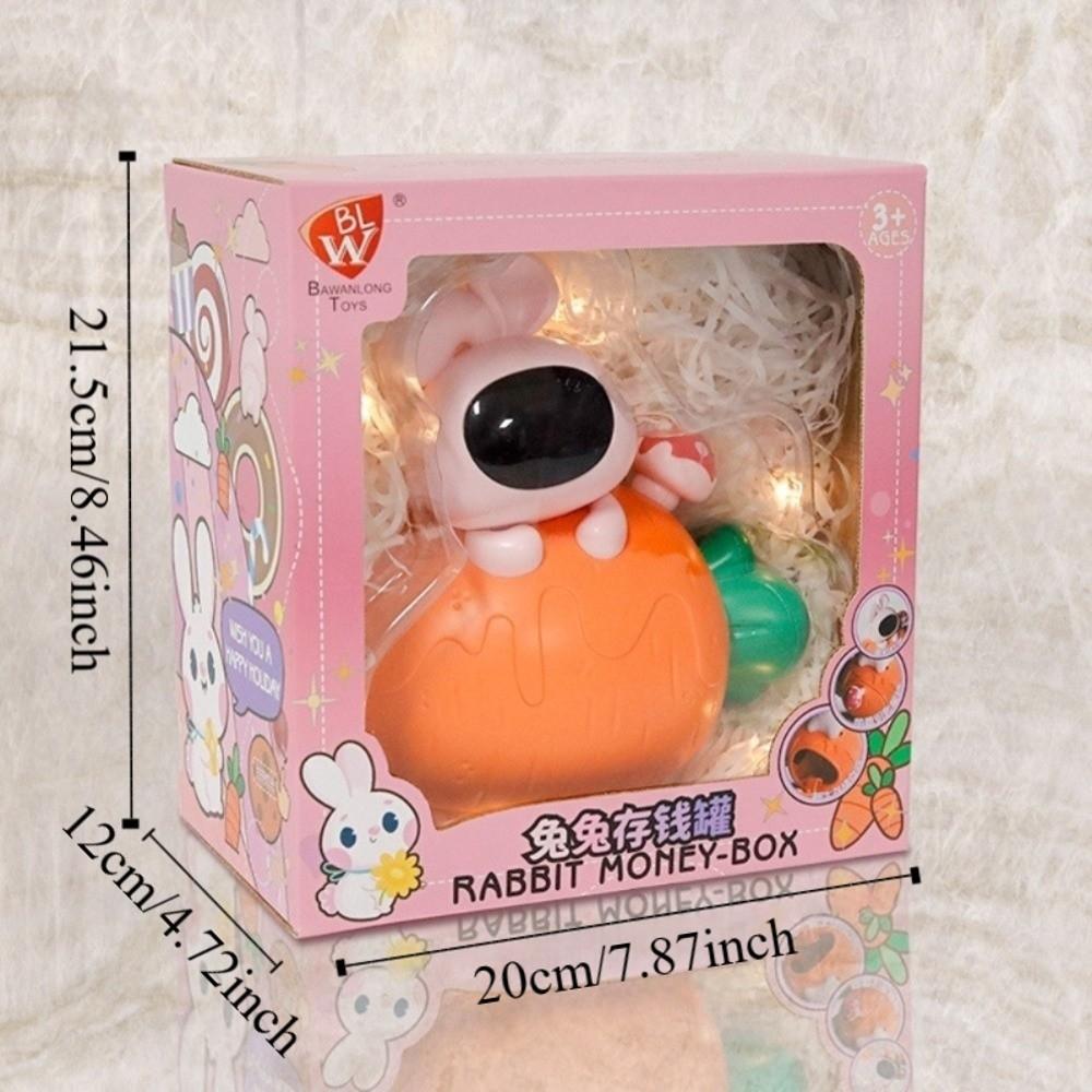 Multi-purpose Rabbit Coins Saving Box Cartoon Spaceman Night Lamp Cute Piggy Money Bank  Children