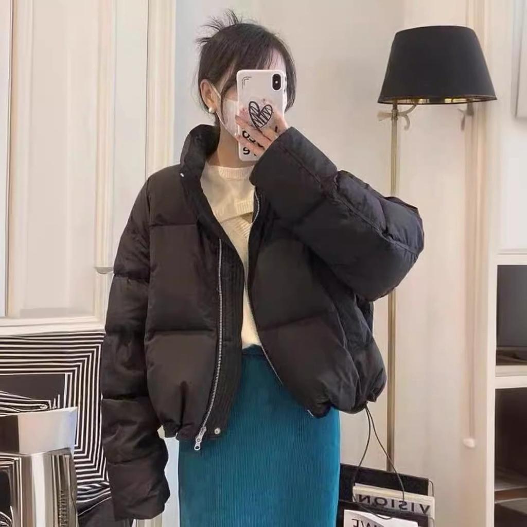 Damenjacke Winterkragen Kurze Baumwollmäntel Bequeme und jugendliche weibliche verdickte Baumwolljacke Oberbekleidung