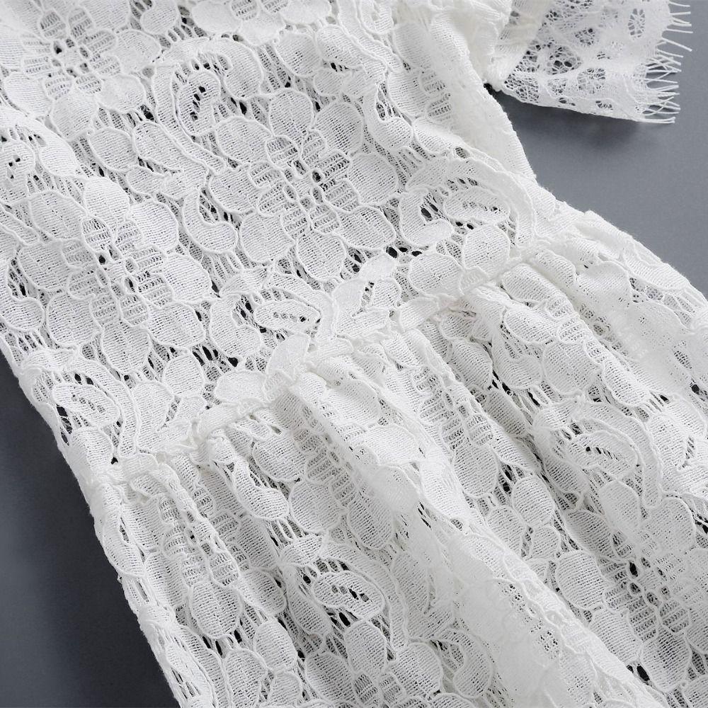 Cloak Lace Fake Collar Hollow Out Short Small Shirt Elegant Lace Shawl Female