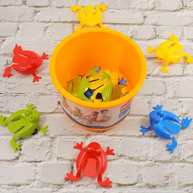 10/50Pcs Colorful Jumping Frog Toys Kids Children Assorted Stress Relief Anxiety Early Educational Insect Games Party Favor Gift