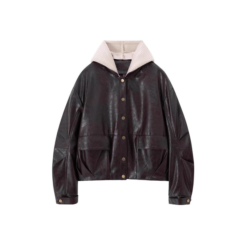 Women's Genuine Leather Jacket - Casual, Versatile Sheepskin Coat for Autumn and Winter