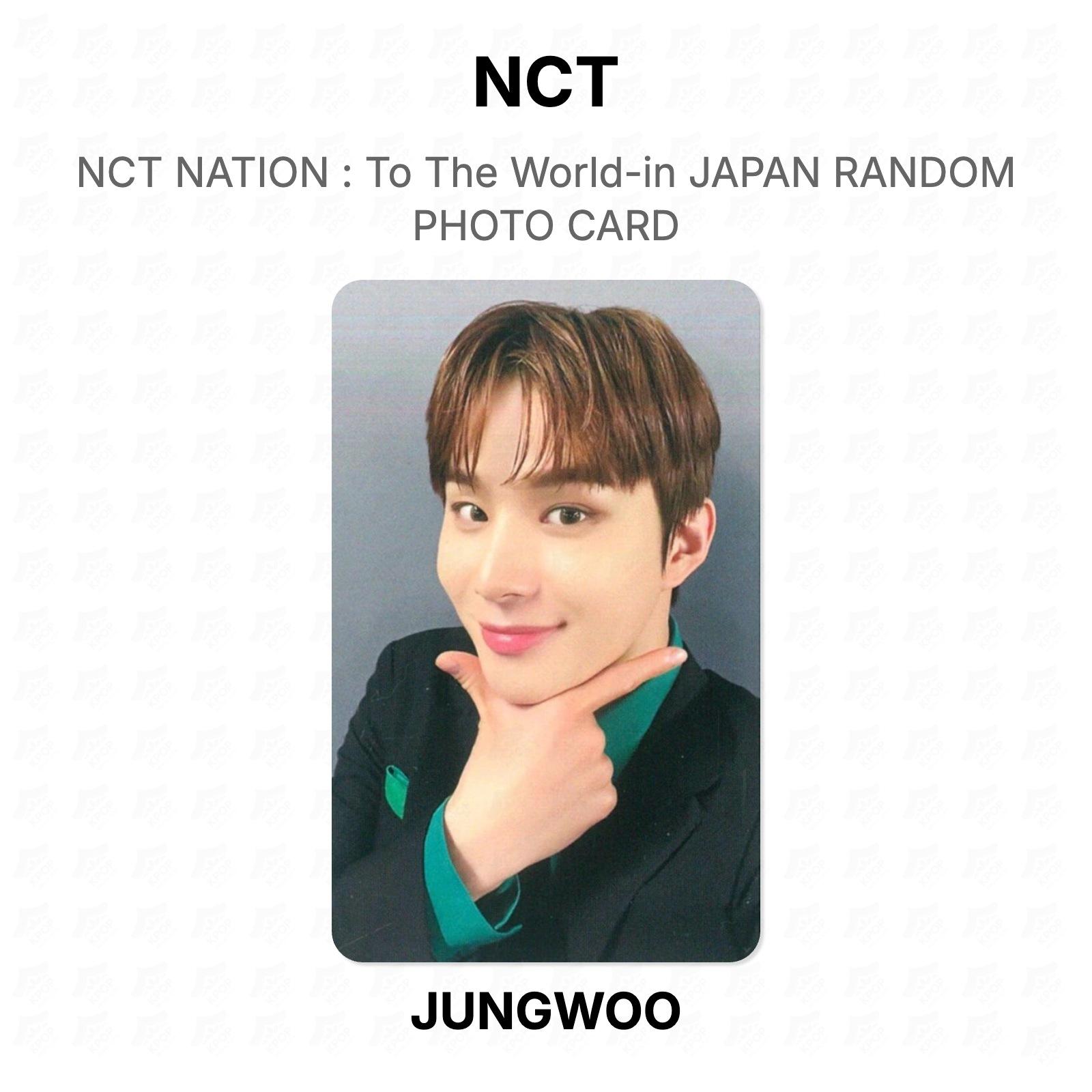 NCT NATION : To The World-in JAPAN RANDOM PHOTO CARD Official Photocard JUNGWOO